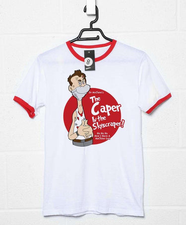 The Caper in the Skyscraper Mens Graphic T-Shirt 8Ball